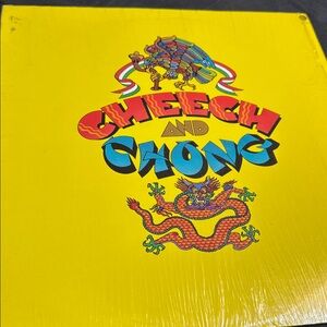 Cheech and Chong Yellow Vinyl Record